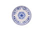 Hermia Blue Flover Juego de 6 Platos de Postre en Porcelana Azul y Blanco